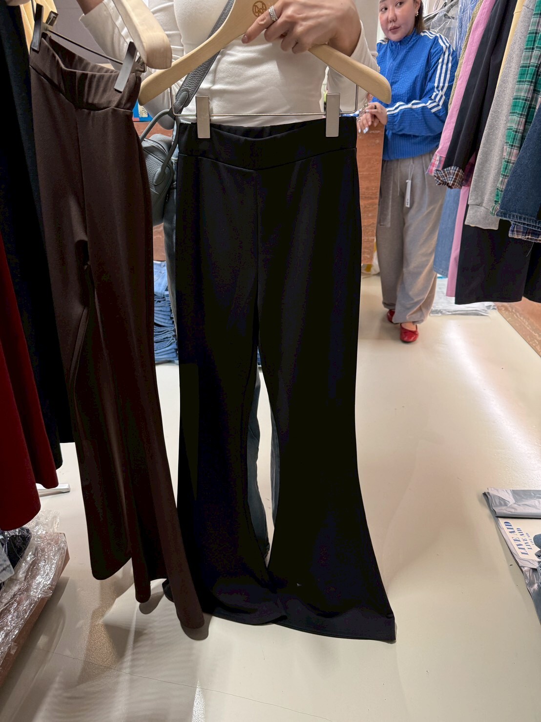 #AF13瘦到沒朋友長腿褲(咖/黑)