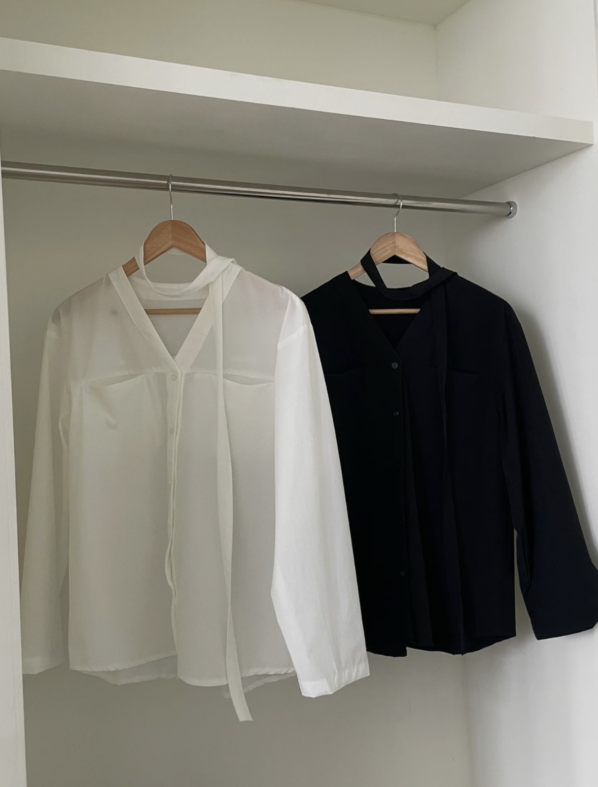 附綁帶涼感襯衫