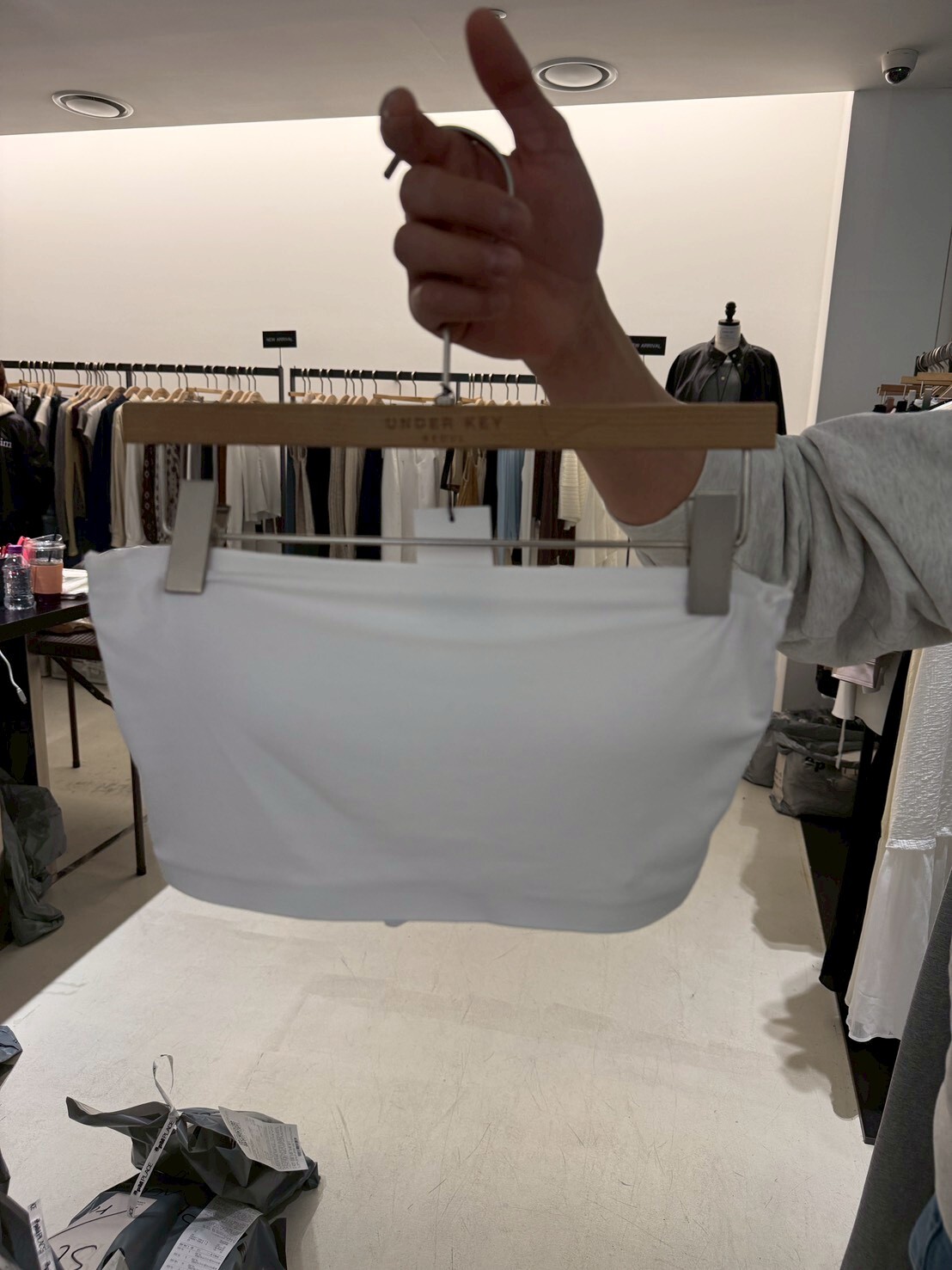 #AF20夏日必收平口Bra Top(黑/白/灰/淺綠)