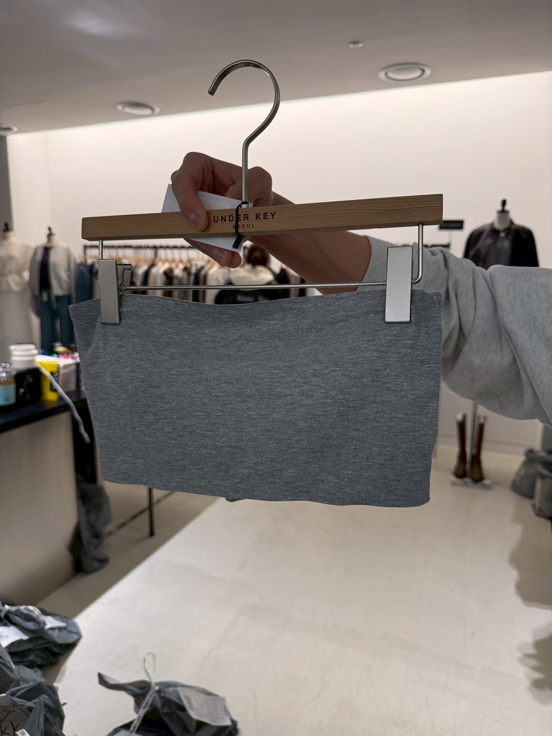 #AF20夏日必收平口Bra Top(黑/白/灰/淺綠)