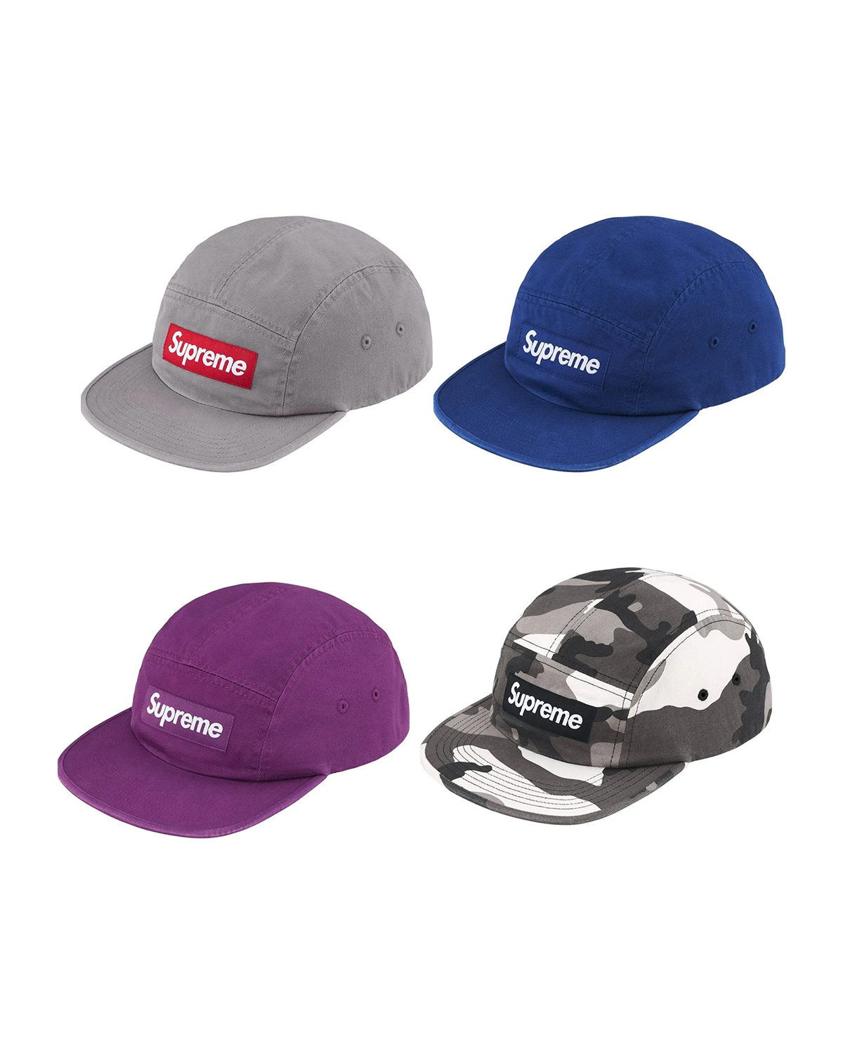 [現貨] Supreme SS26 Washed Chino Twill Camp Cap | 4 Colours