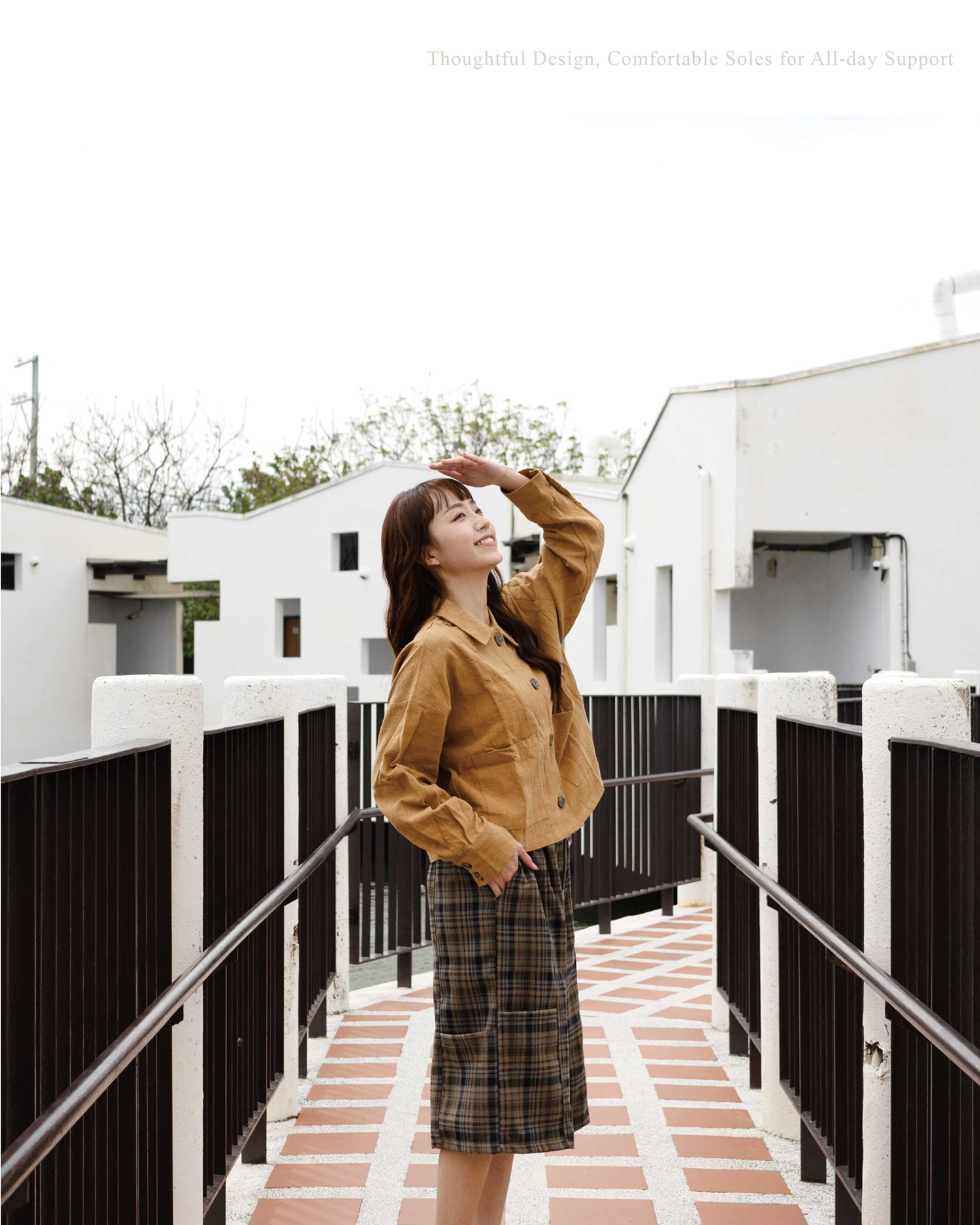 Sanly Joy 艾蜜莉真皮德訓鞋 橄欖綠復古德訓鞋日系休閒穿搭