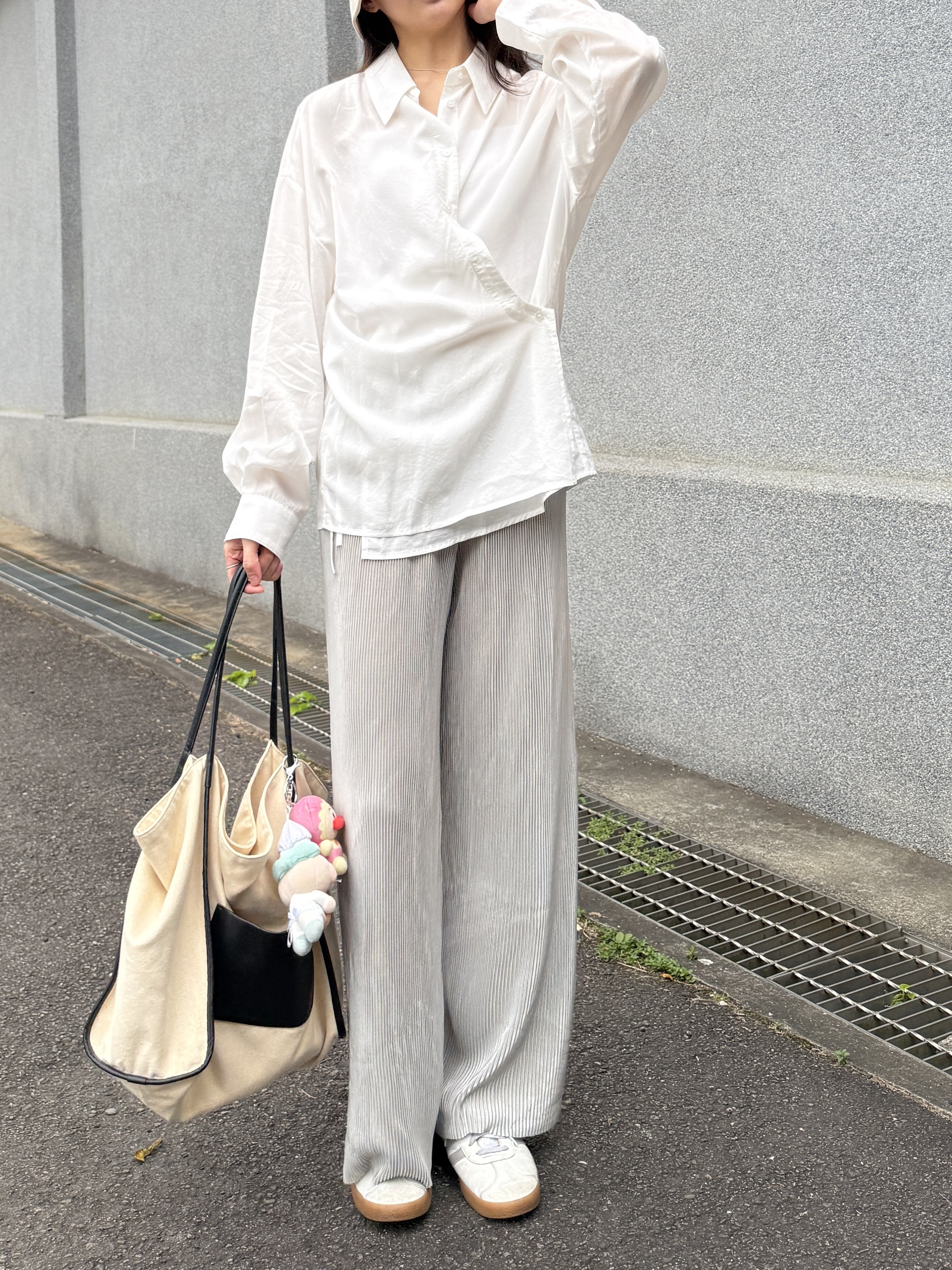 天絲側扣襯衫*2色