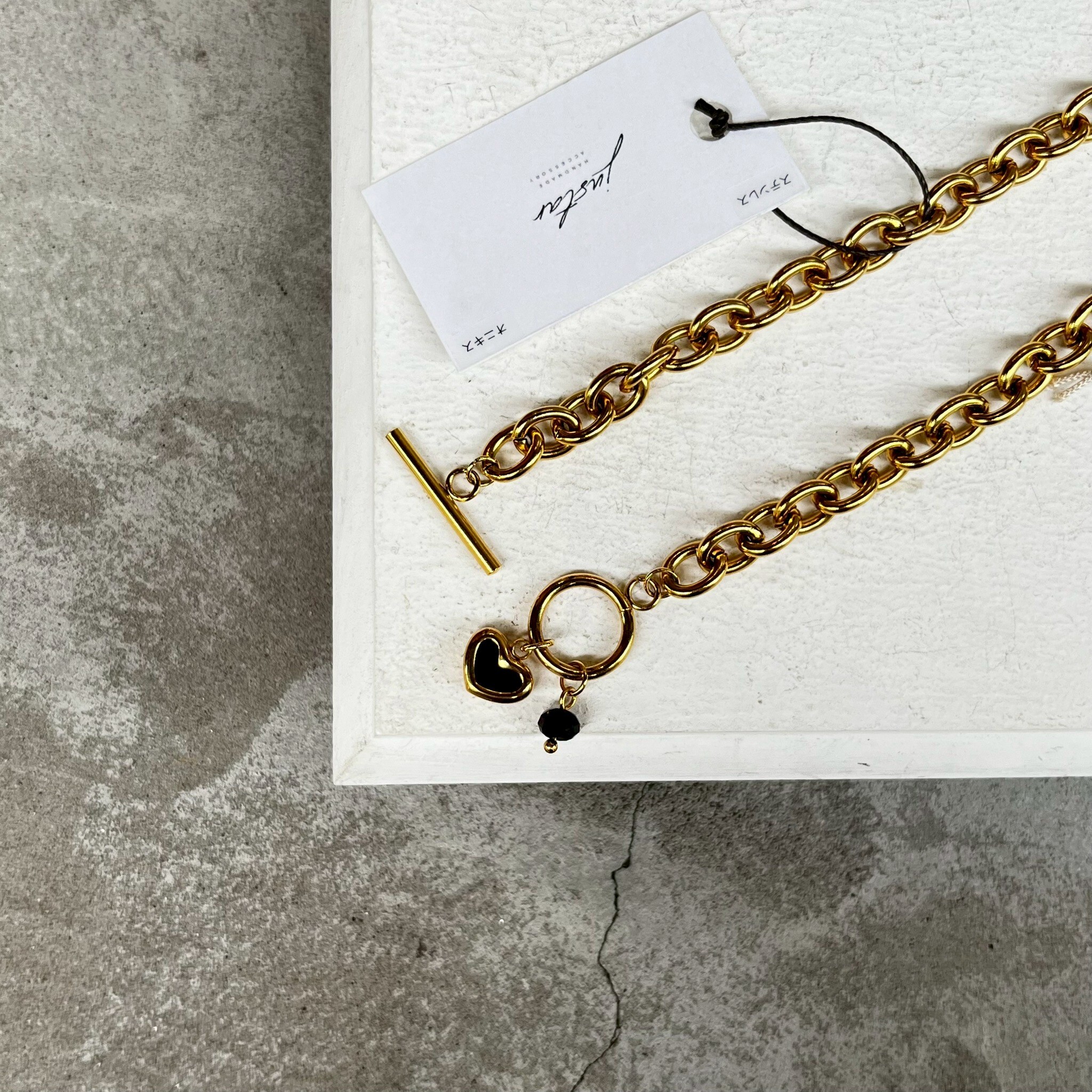 [justar] heart/onyx|金|NO.107