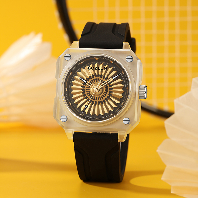 【BOZLUN 保羅】羽毛球元素 夜光 石英 手錶 BZ1988KWT/BZ1988KWT