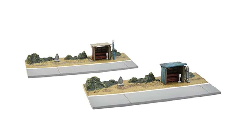 Tomytec 情景小物008-5 N規 公車站 B5