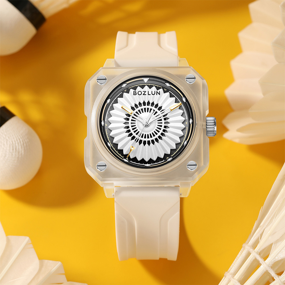 【BOZLUN 保羅】羽毛球元素 夜光 石英 手錶 BZ1988KWT/BZ1988KWT