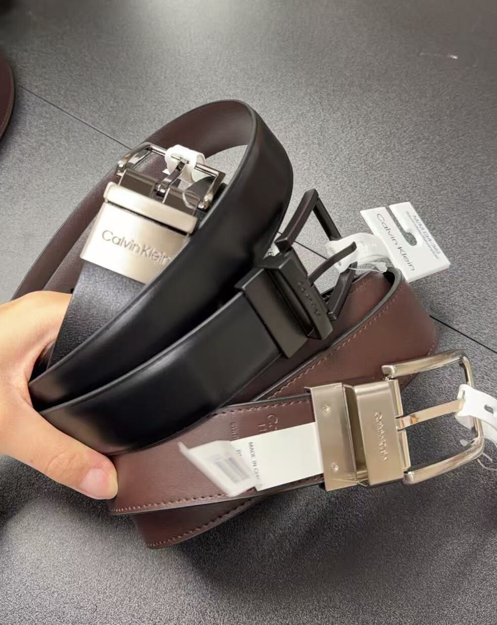 【直播】Calvin Klein LX0307100 男士兩用皮帶