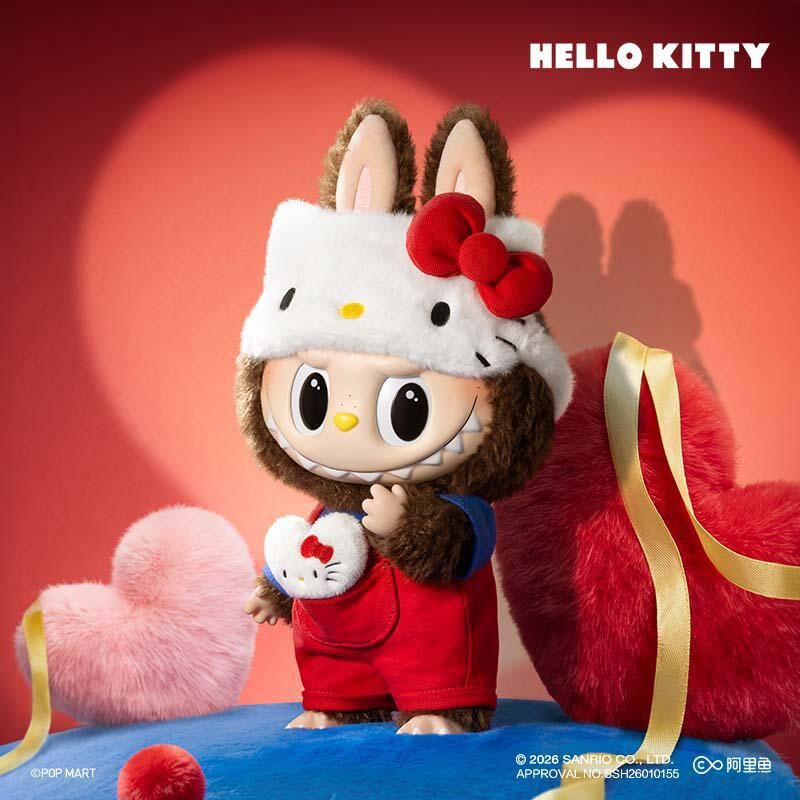 THE MONSTERS × HELLO KITTY - 搪膠毛絨