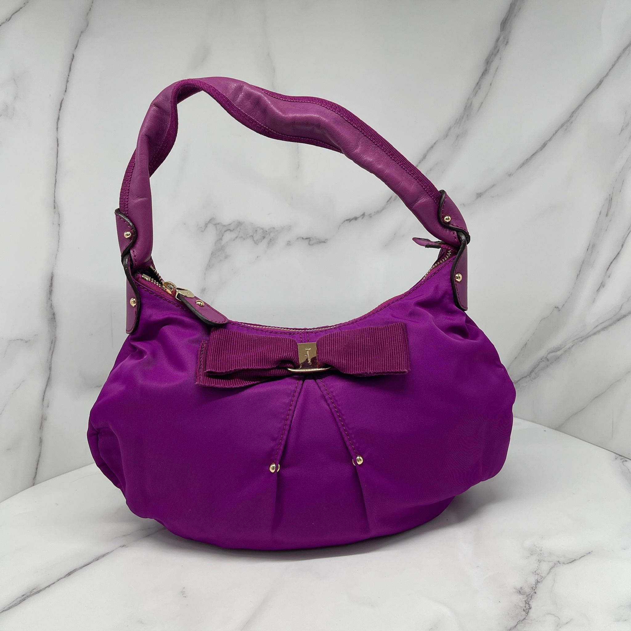 Ferragamo Hobo With Bow Tie