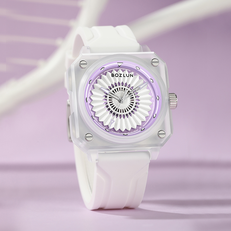 【BOZLUN 保羅】羽毛球元素 夜光 石英 手錶 BZ198CY/BZ198PL