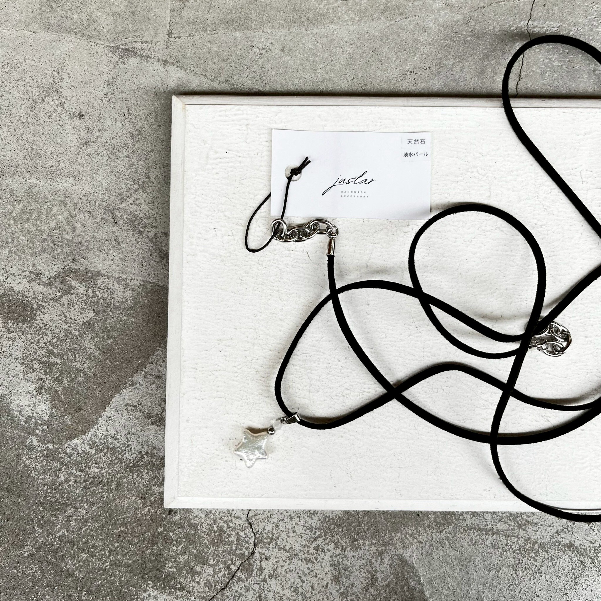 [justar] star pearl necklace|NO.111