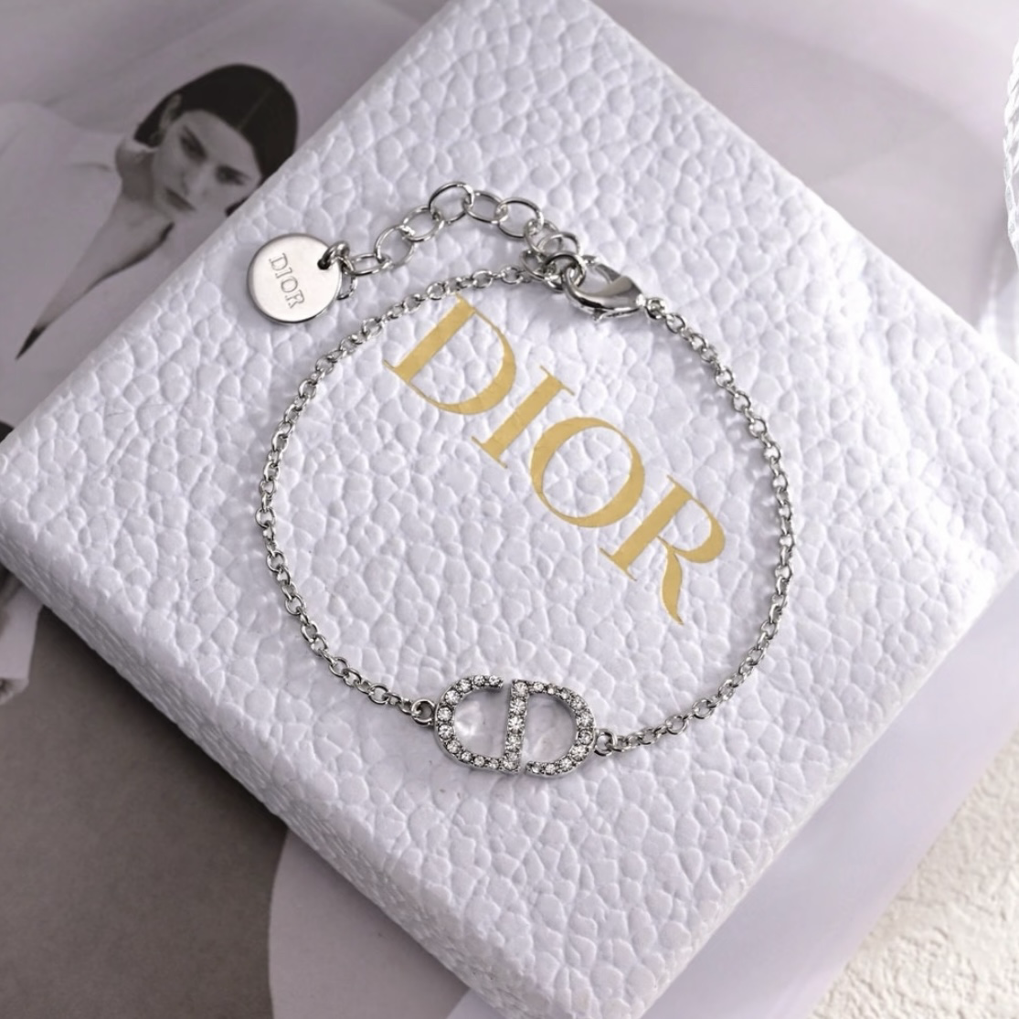 18k Dr”petit 大CD滿鑽高奢定製手鍊