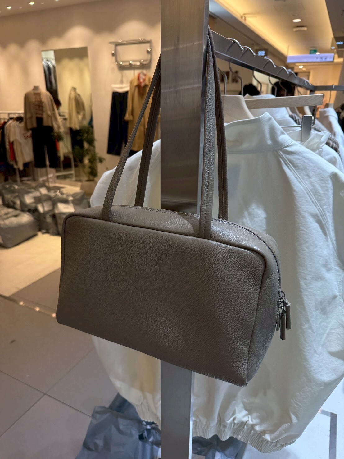 #AF35可愛真皮小方包(黑/咖/杏)