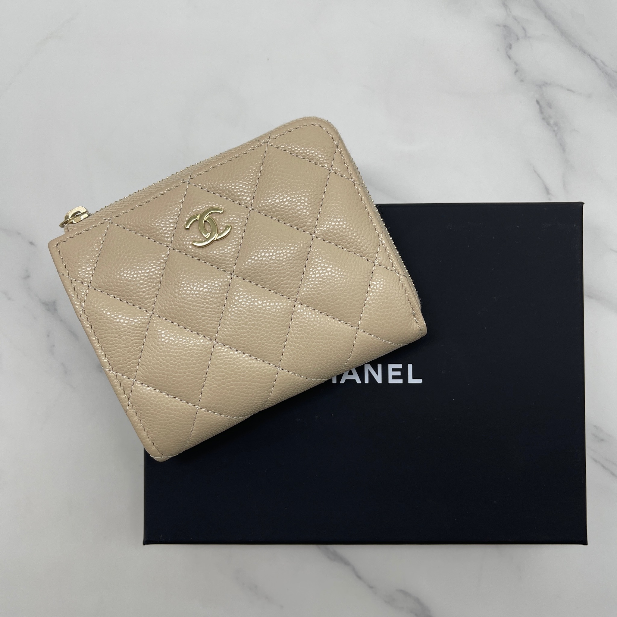 Chanel Classic  Zipper Card Case