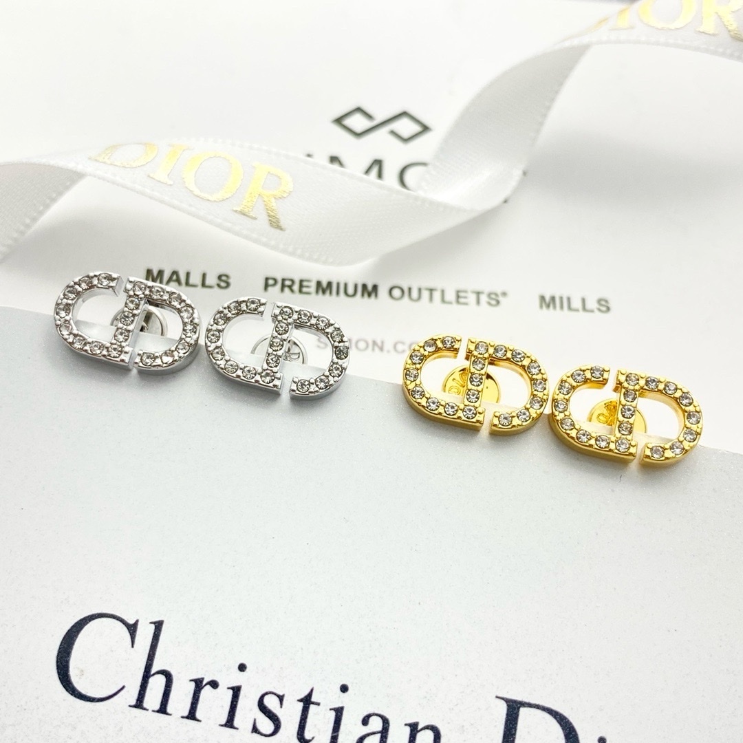 18k Dr”petit 大CD滿鑽高奢定製耳釘