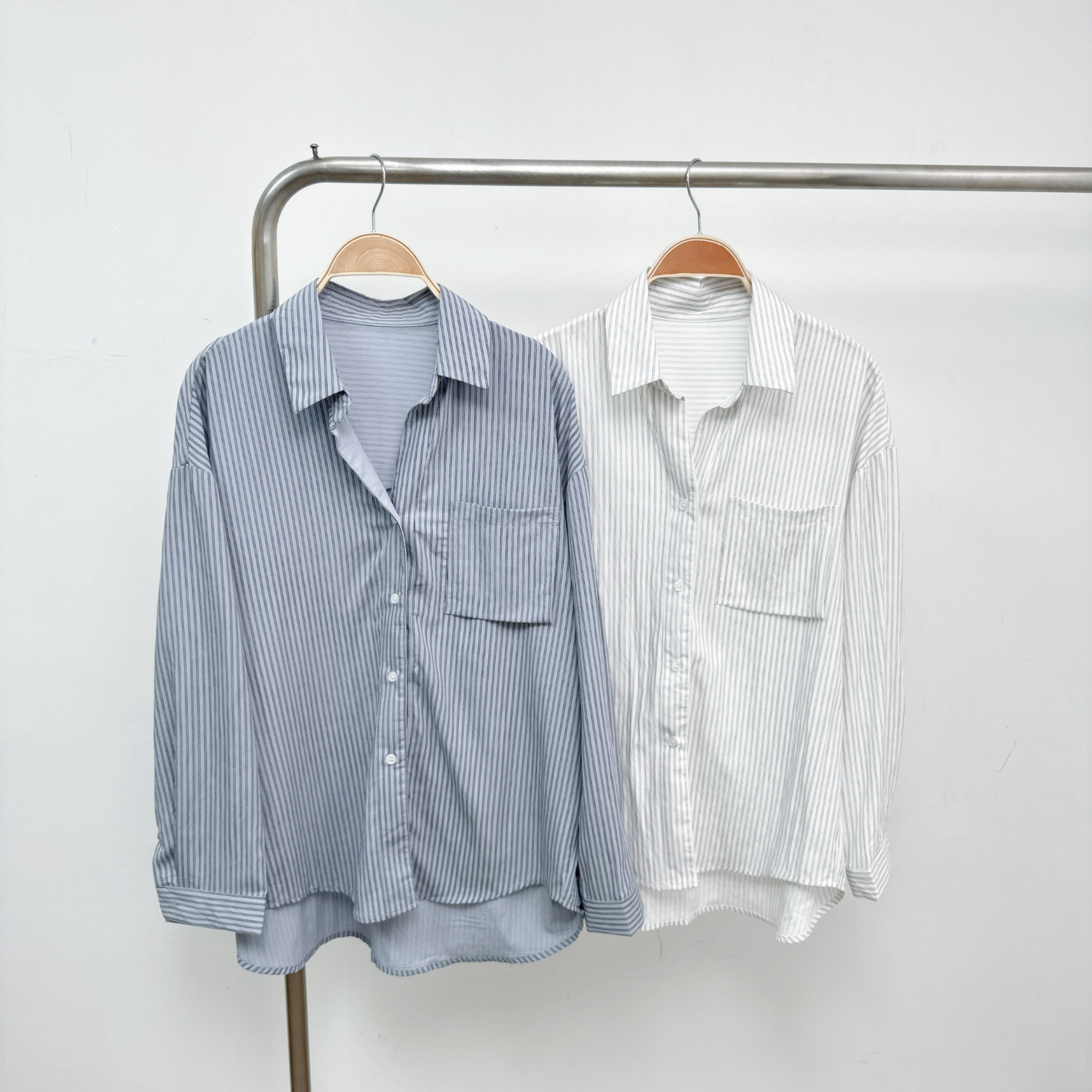 ⭐️⭐️【預訂】假口袋條紋兩著恤 (P45-P46)