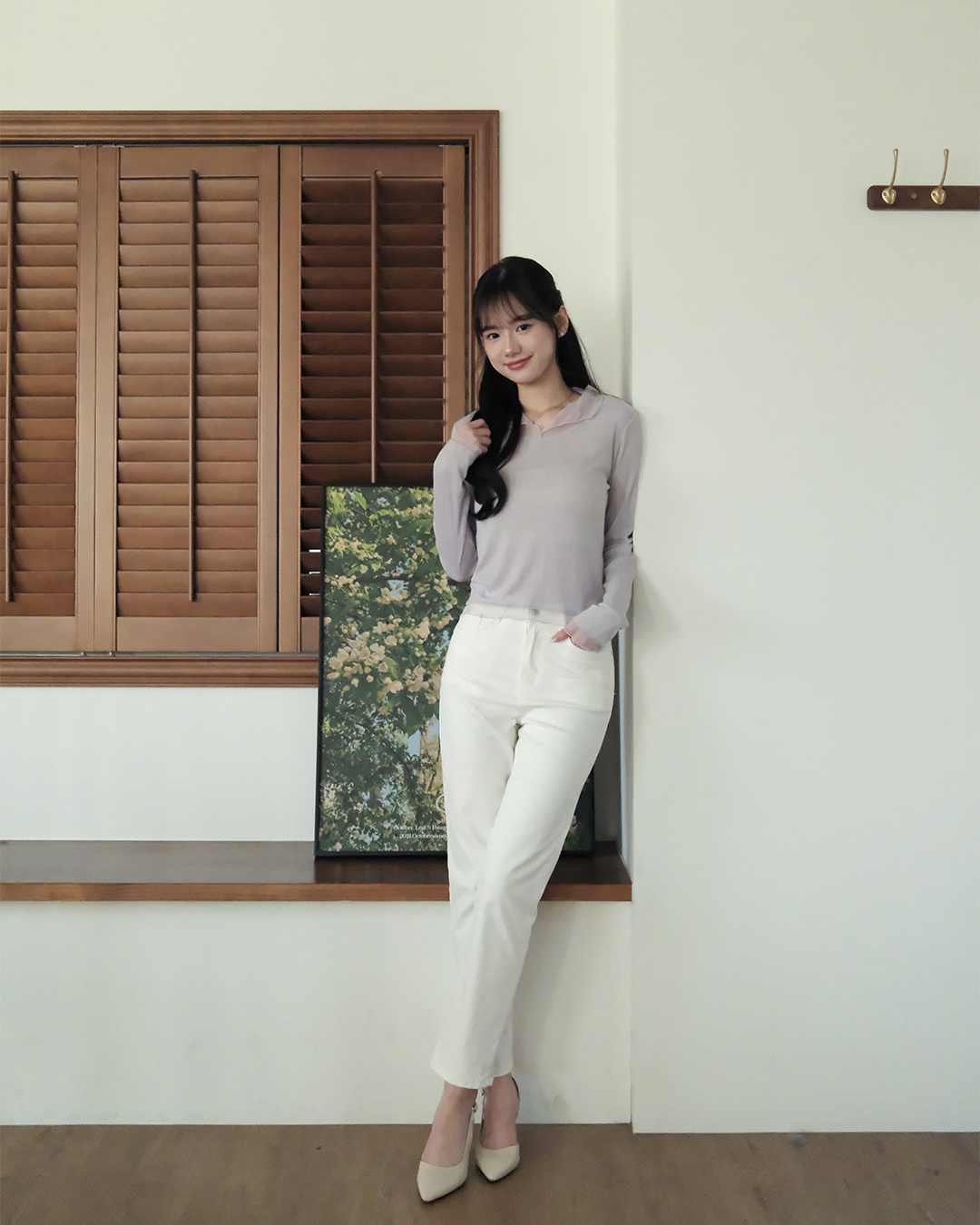 春夏款!!不能沒有彈力棉直筒褲 ( 4 colors )