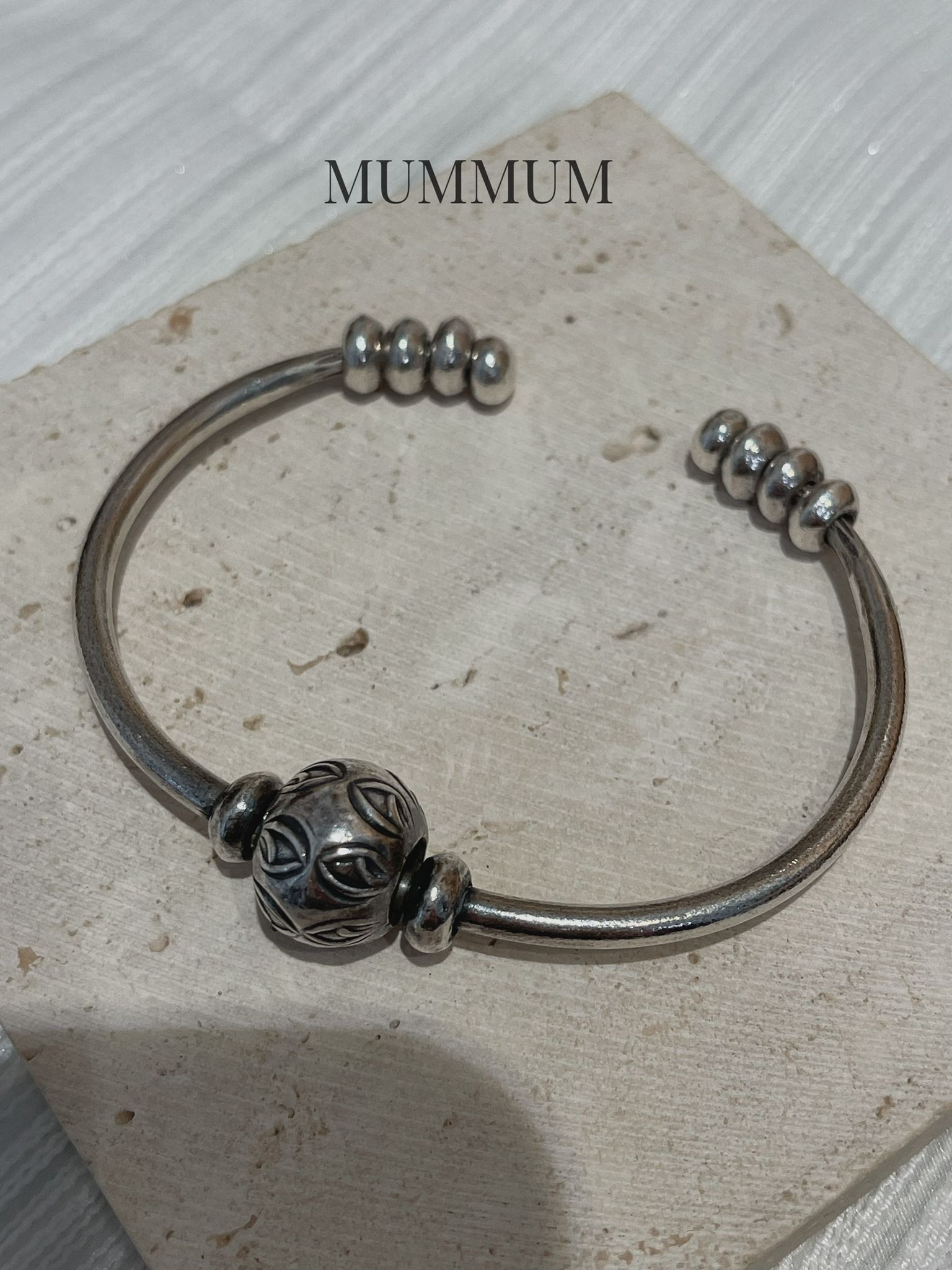 SL13234/泰銀通通珠純銀手鐲