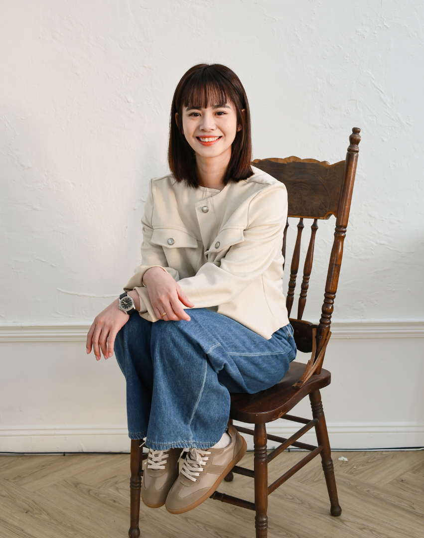 Sanly Joy 焙烏龍奶復古德訓鞋 女生日常舒適穿搭展示