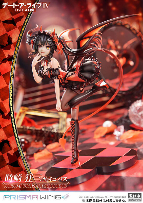May Prime 1 Studio PRISMA WING Date A Live Kurumi Tokisaki Succubus 1/7 Complete Figure Pre-order