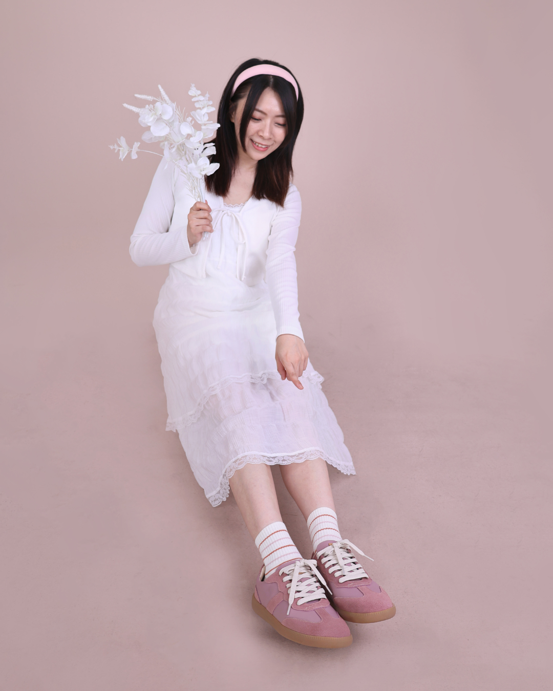 Sanly Joy 焙烏龍奶復古德訓鞋 女生優雅日常穿搭