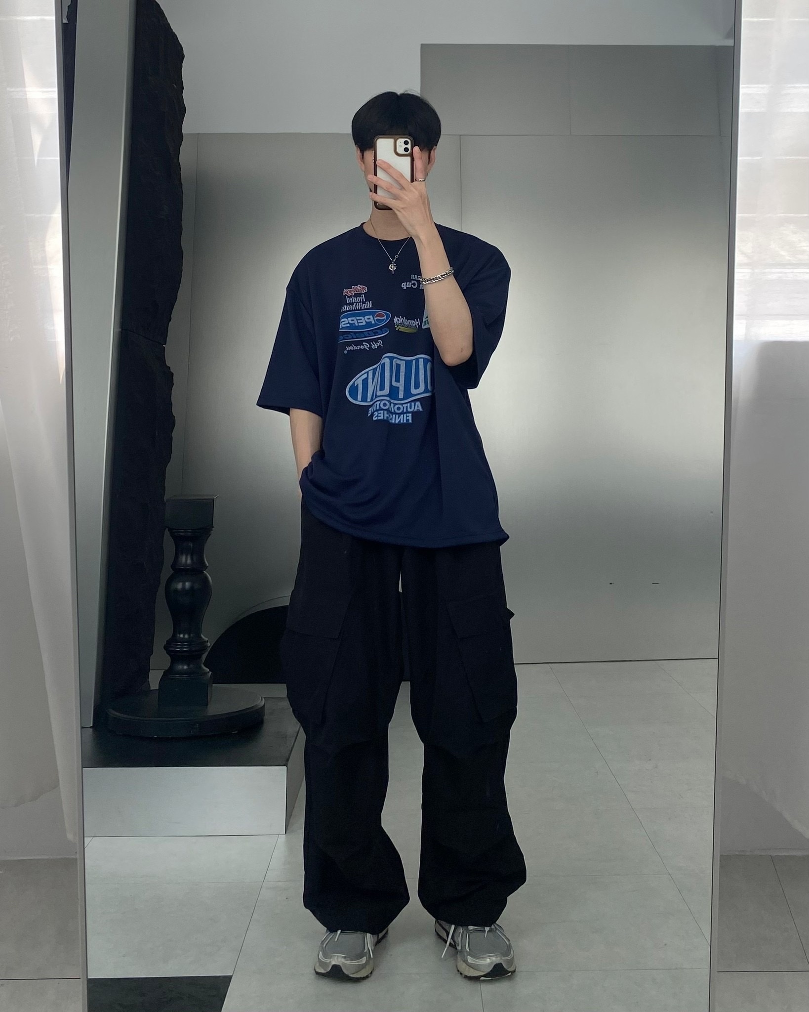 OUPONT 賽車風 街頭 寬鬆 短袖