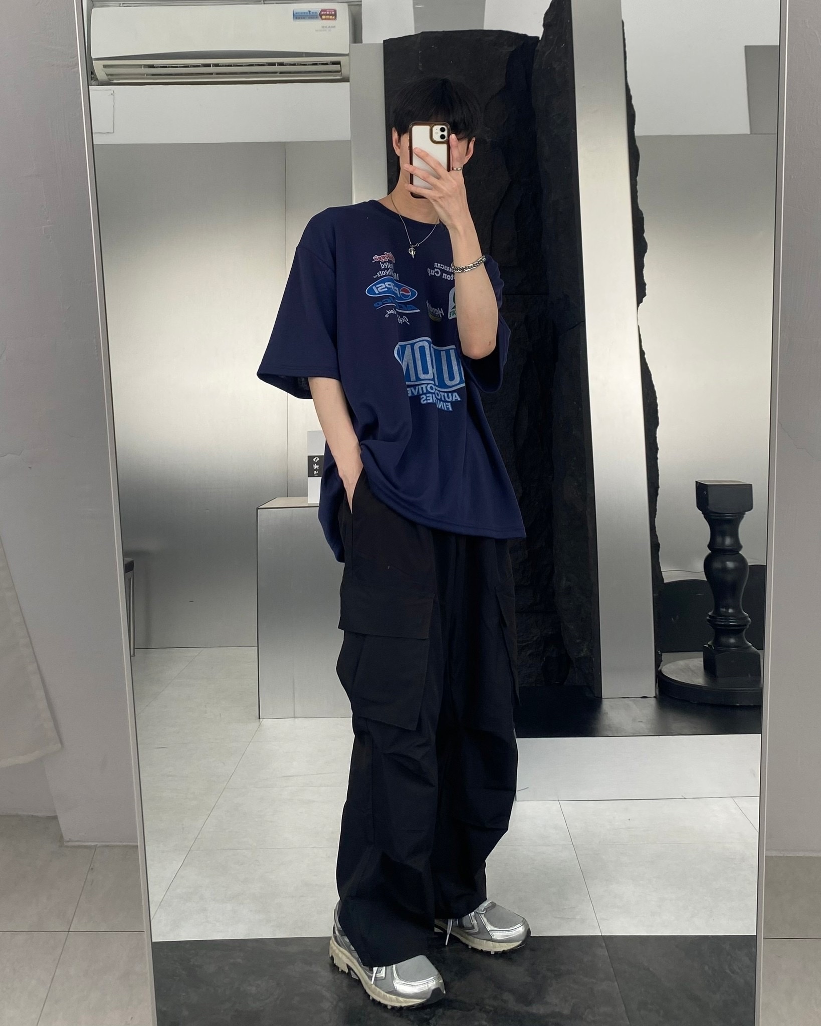 OUPONT 賽車風 街頭 寬鬆 短袖