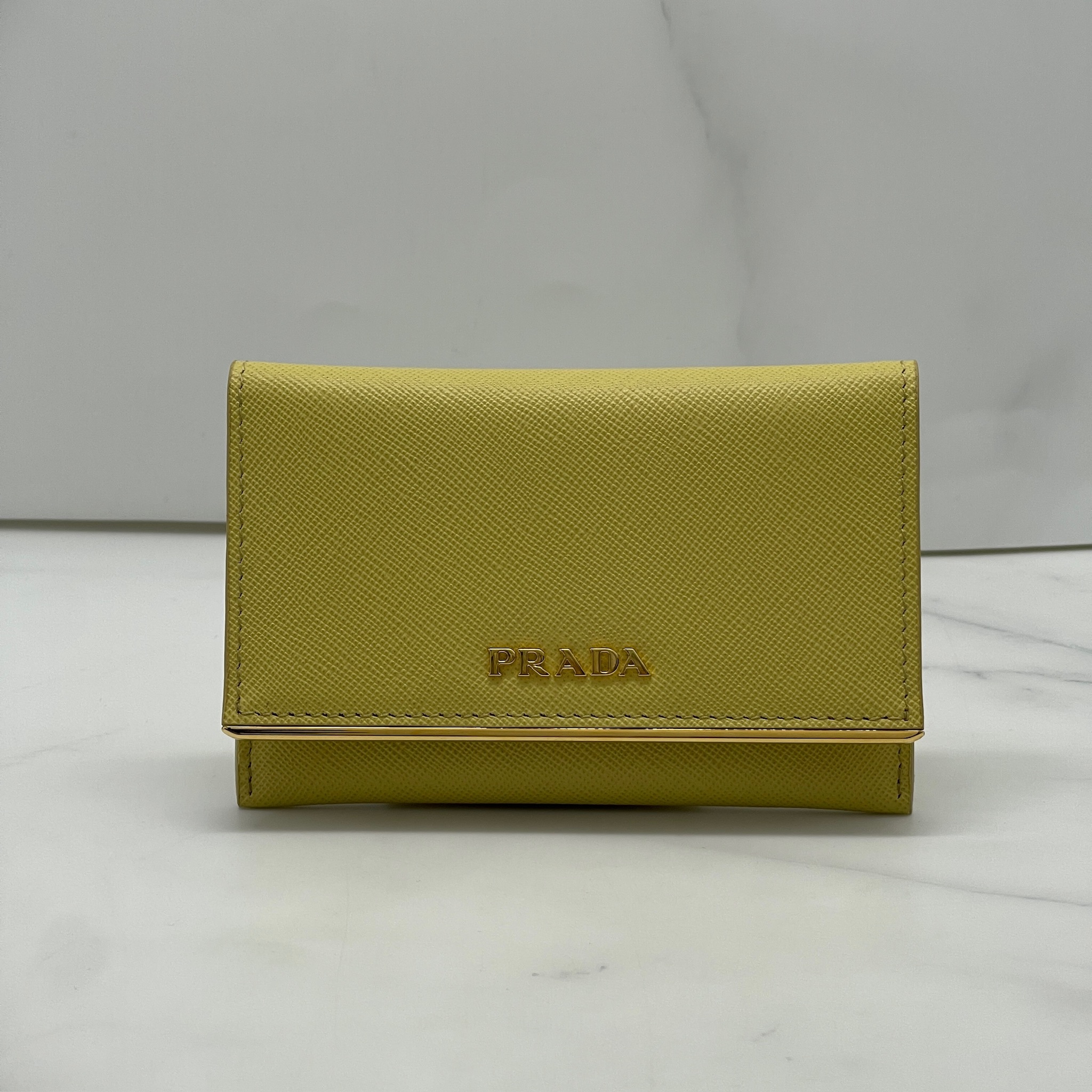 Prada Saffiano Metal Card Holder