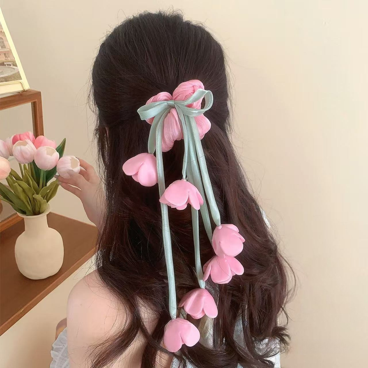 [2 FOR RM10] Lily of the Valley Hair Scrunchies