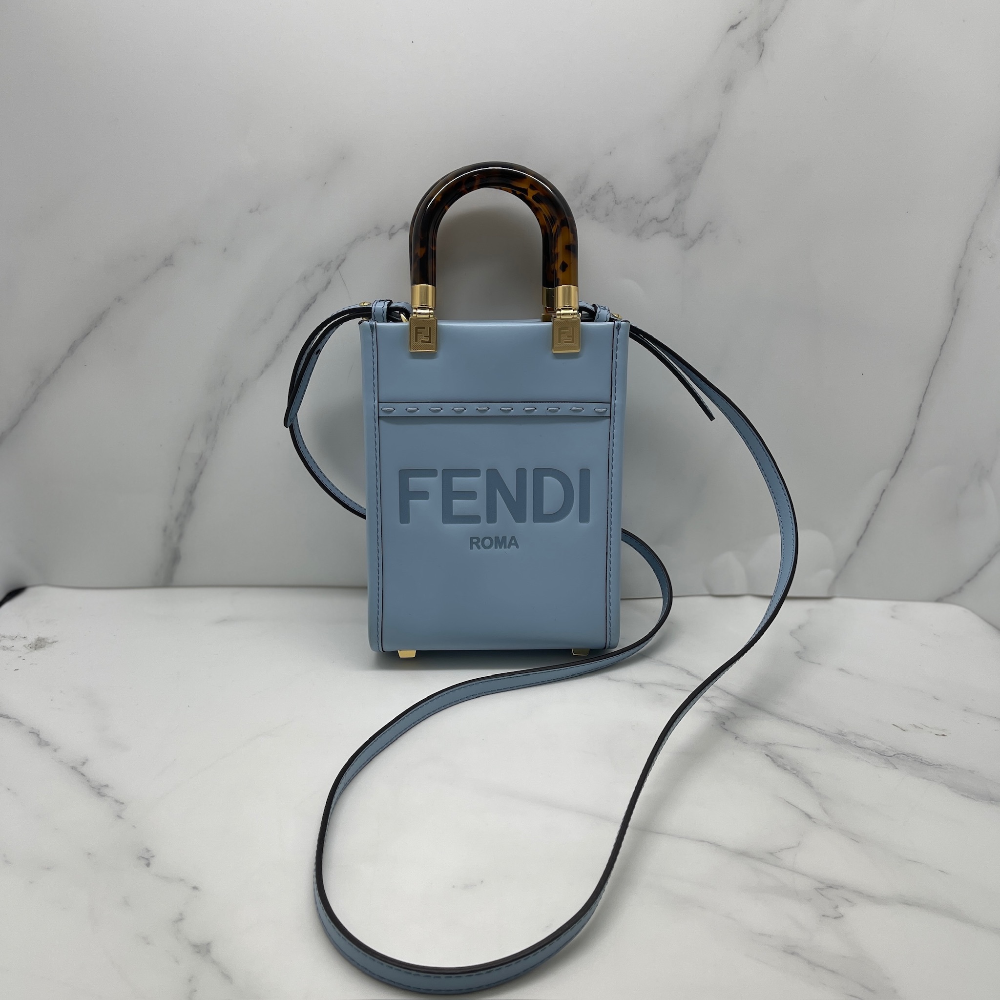 Fendi Mini Sunshine Shopper Bag