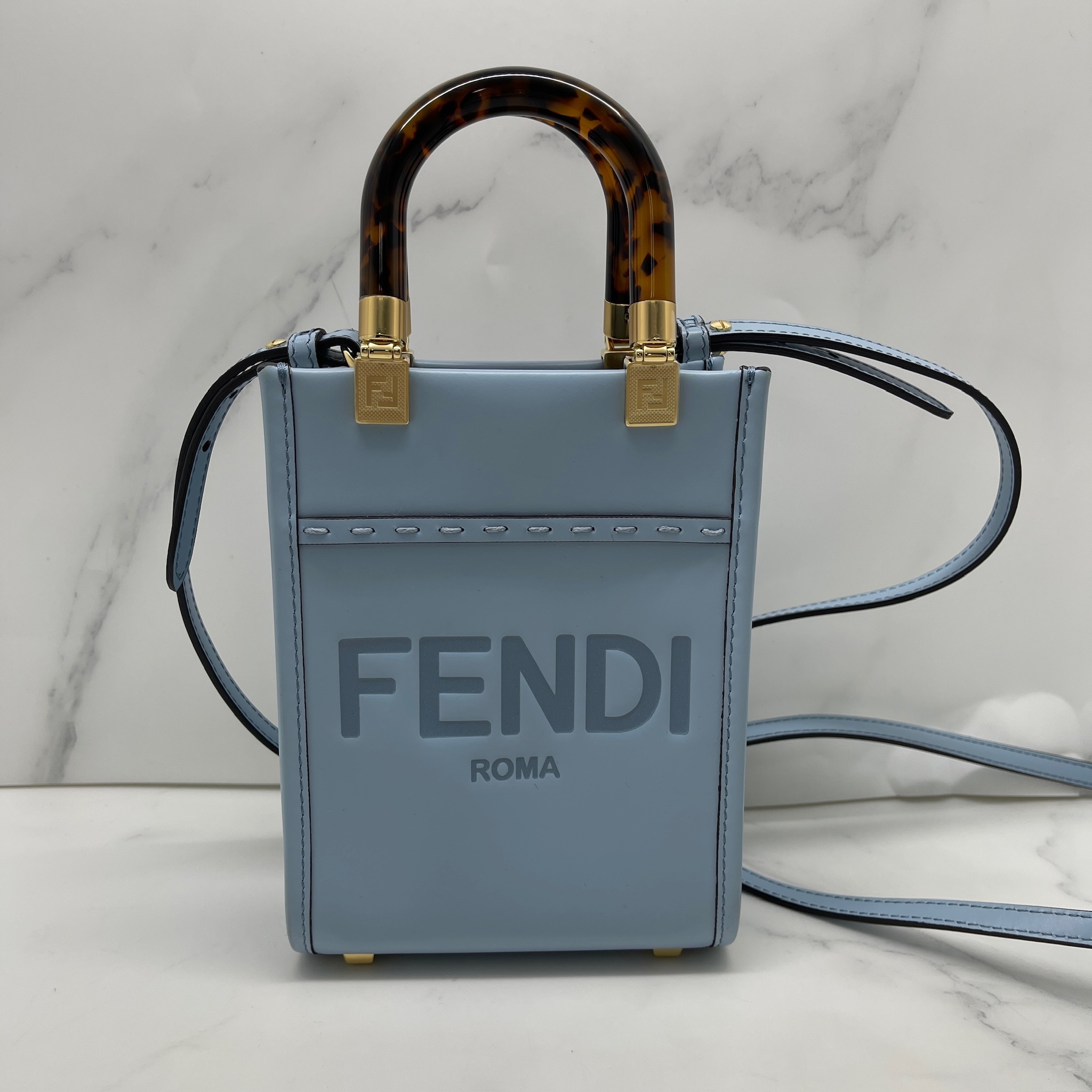 Fendi Mini Sunshine Shopper Bag