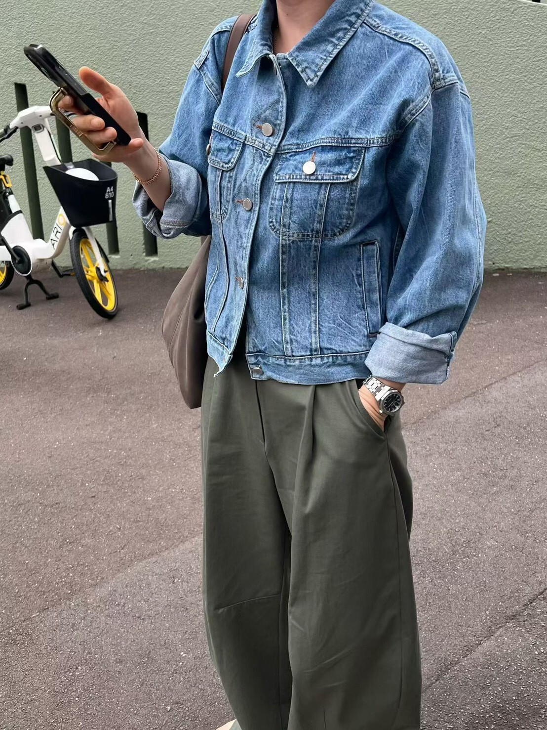 #AF47復古牛仔外套