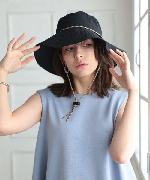 【預購】J0307603 DONOBAN 可折疊防水寬帽 dab302ht300124 黑色