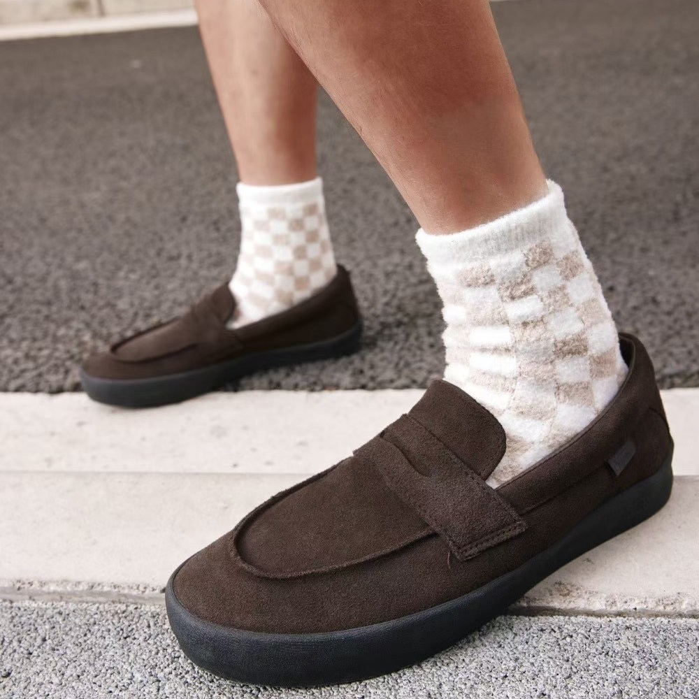 VANS LOAFER 53 咖啡色 樂福鞋 麂皮 復古 男女 VN000Z0GBRO1