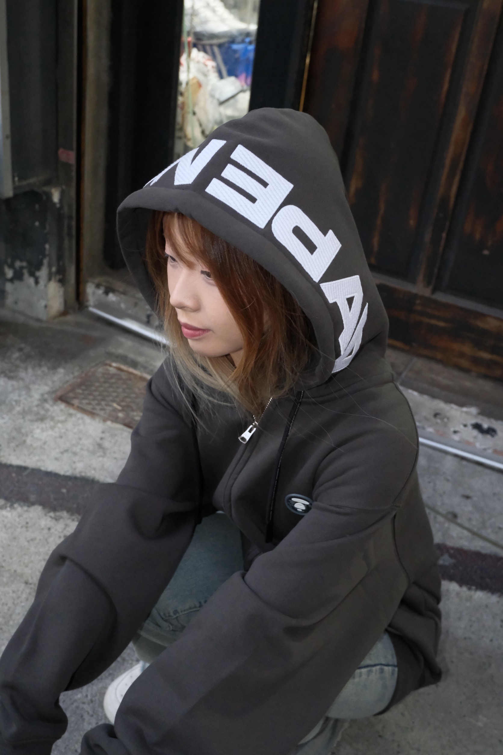 AAPE FW25 猿人連帽外套