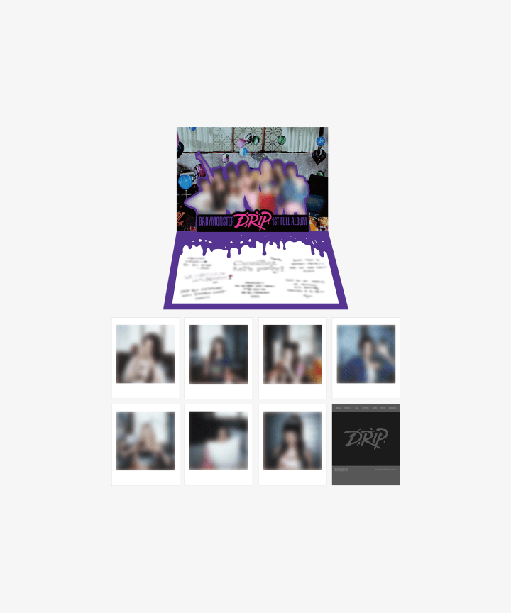 BABYMONSTER DRIP POP-UP CARD