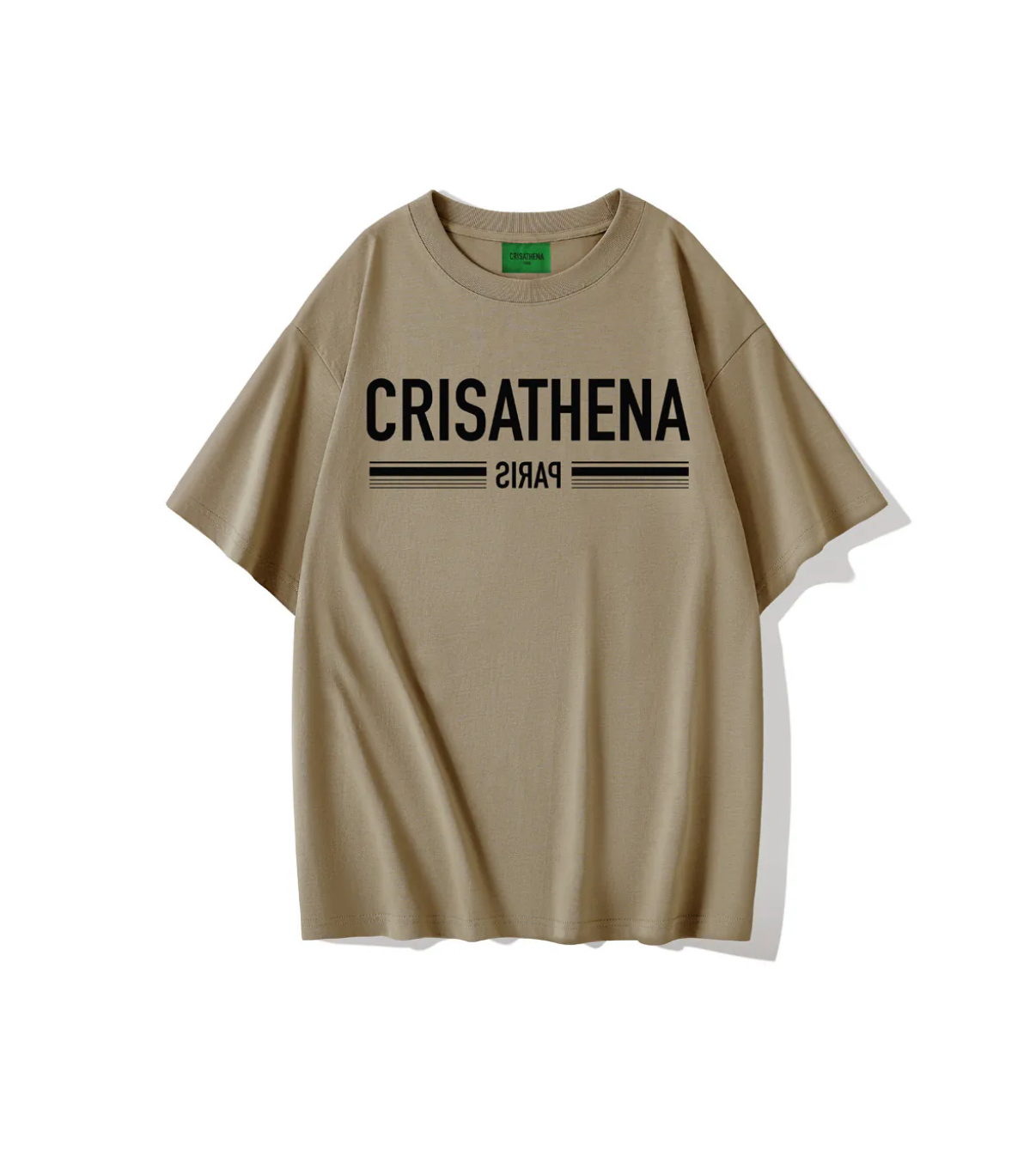 C97 Crisathena Paris T 恤 - 米黃色 BEIGE