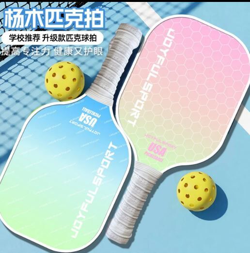 教师节预购 皮克球拍套装 2拍+4球