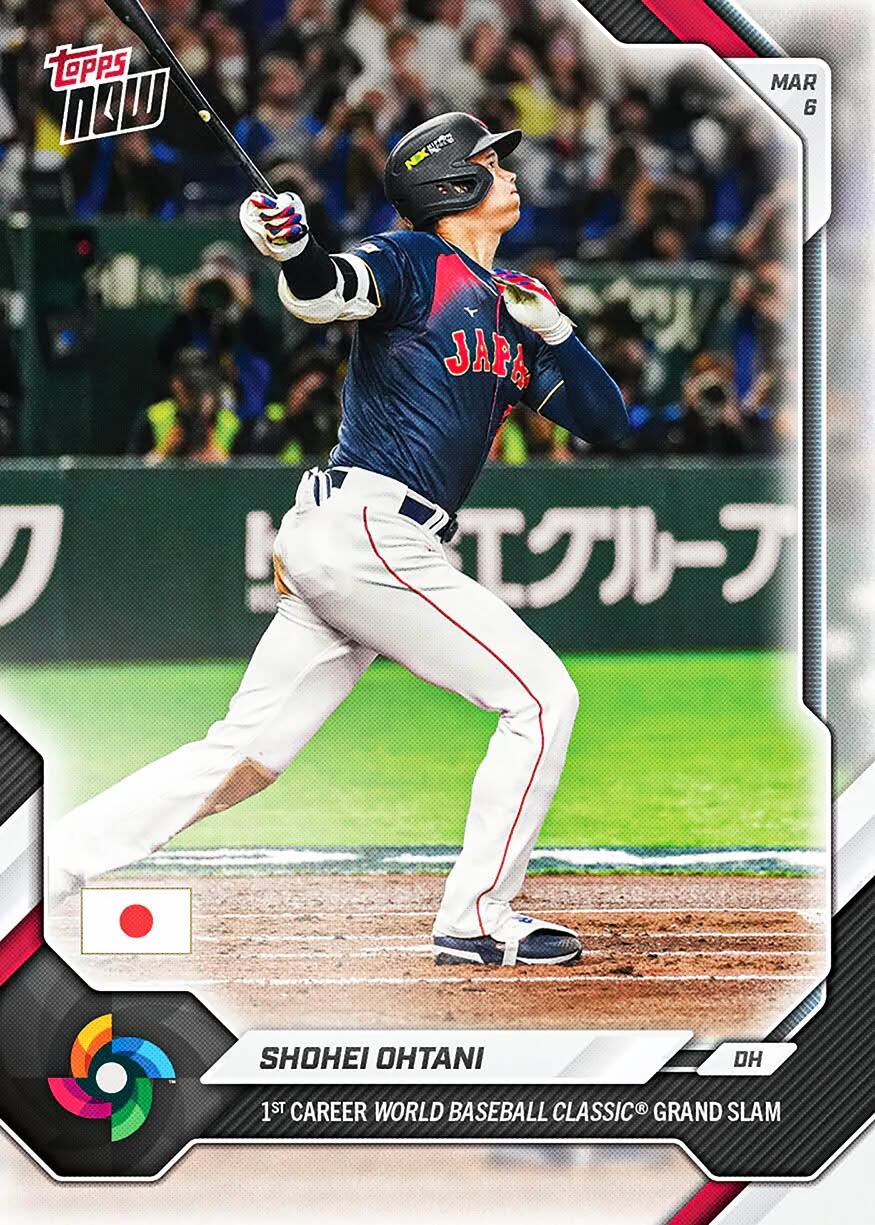 大谷翔平 WBC 滿貫砲 Shohei Ohtani - 2026 World Baseball Classic Topps NOW® - Card 4