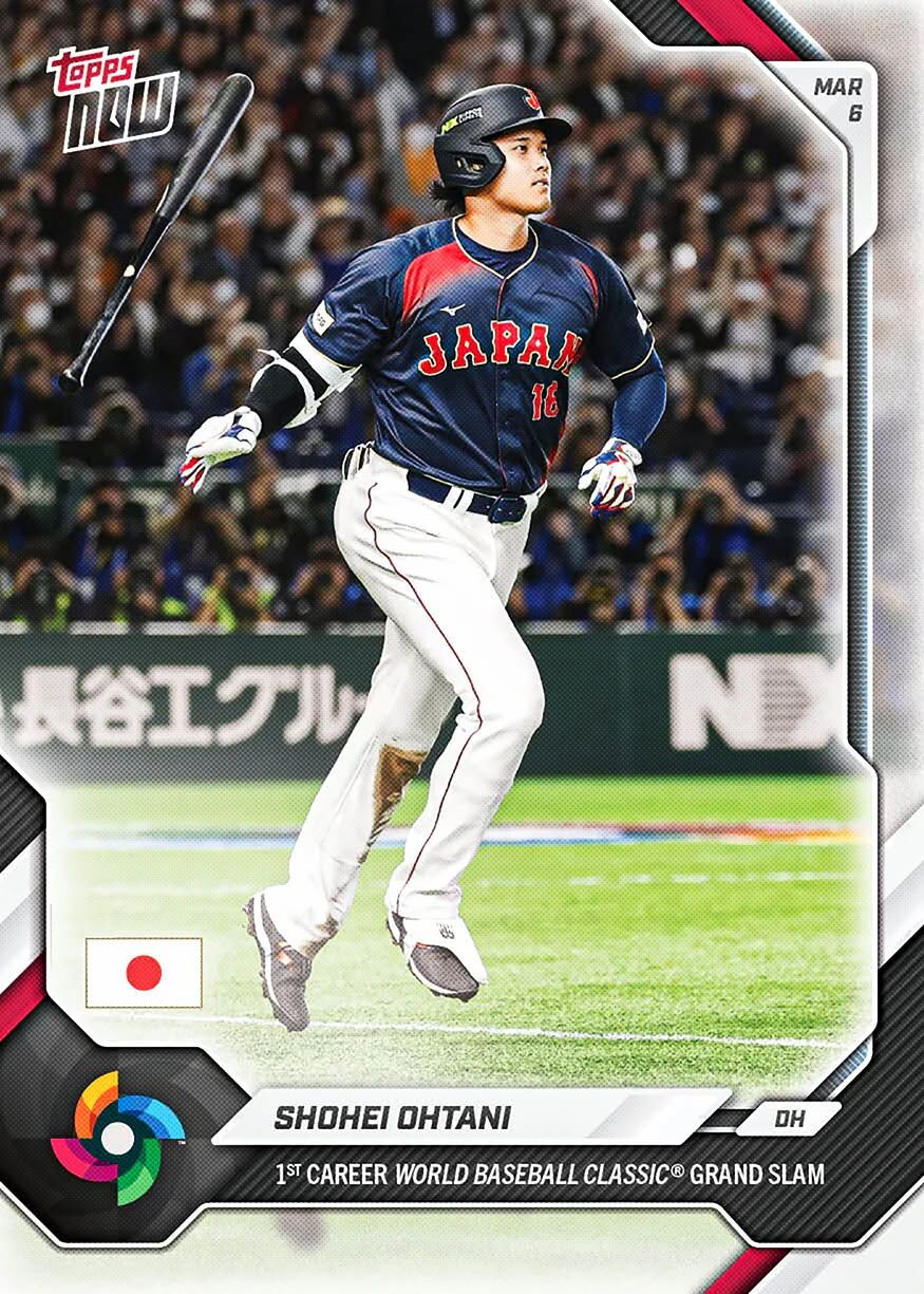 大谷翔平 WBC 滿貫砲 Shohei Ohtani - 2026 World Baseball Classic Topps NOW® - Card 4