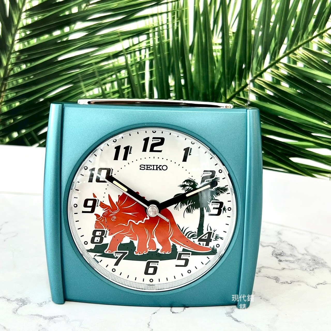 【SEIKO 精工】日本精工三角龍嗶嗶聲靜音貪睡鬧鐘 QHE212M 8.5X9cm 現代鐘錶