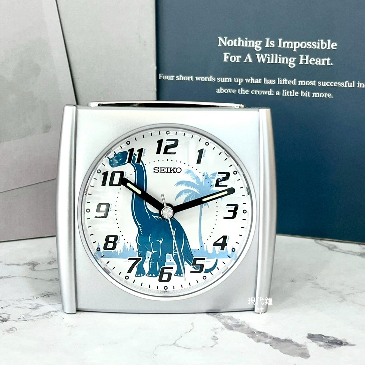 【SEIKO 精工】日本精工雷龍嗶嗶聲靜音貪睡鬧鐘 QHE212S 8.5X9cm 現代鐘錶