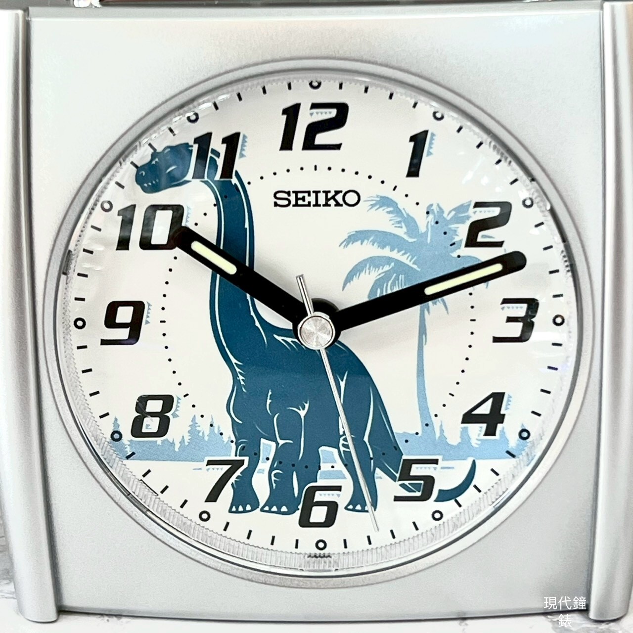 【SEIKO 精工】日本精工雷龍嗶嗶聲靜音貪睡鬧鐘 QHE212S 8.5X9cm 現代鐘錶
