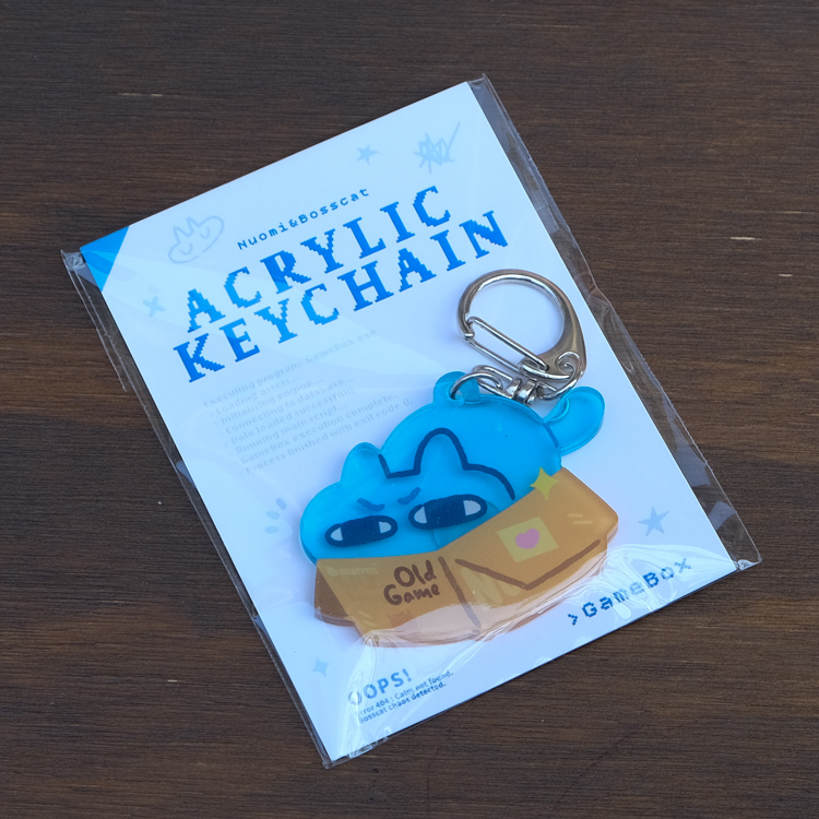 Nuomi｜壓克力吊飾｜貓老闆玩具箱