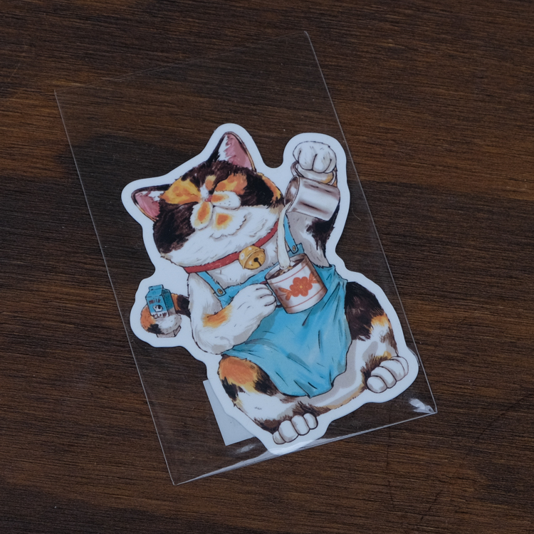 一氏夫婦 Escouple｜防水貼紙｜早安