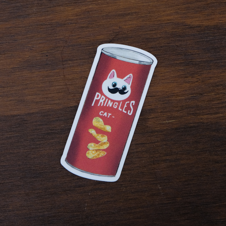 一氏夫婦 Escouple｜單張貼紙｜貓咪零食｜品客