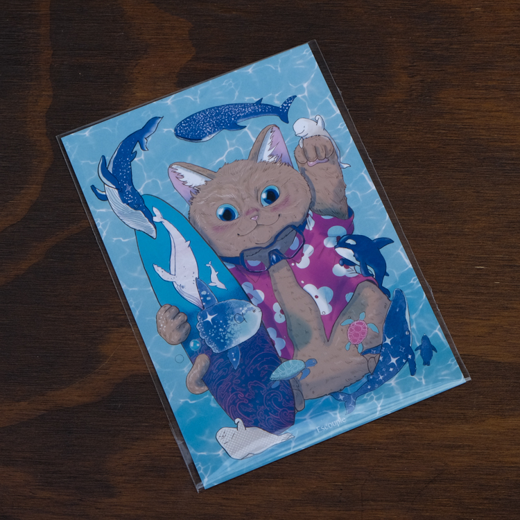 一氏夫婦 Escouple｜明信片｜海洋