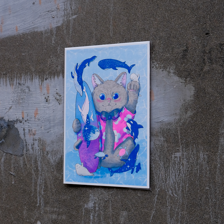 一氏夫婦 Escouple｜A4海報｜海洋