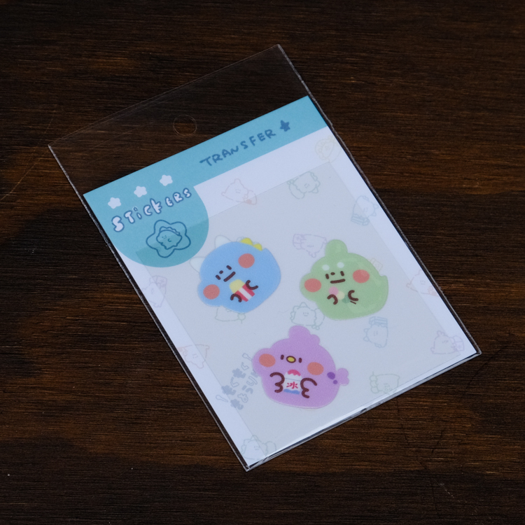 狗狗的小跳步，繪蹦砰｜水晶貼｜爆米花丸子刨冰